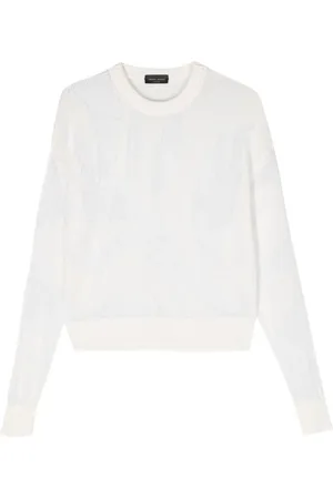 Roberto Collina Crew-neck open-knit jumper