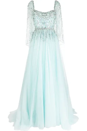 Jenny Packham Bunny Blooms sequin-embellished gown