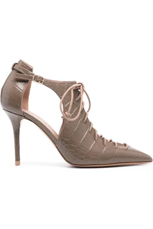 MALONE SOULIERS Montana 85mm lace-up pumps