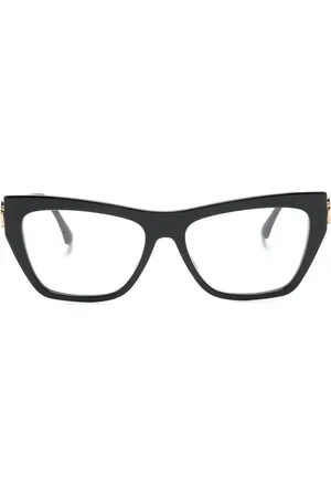 Etro Pegaso-motif butterfly-frame glasses