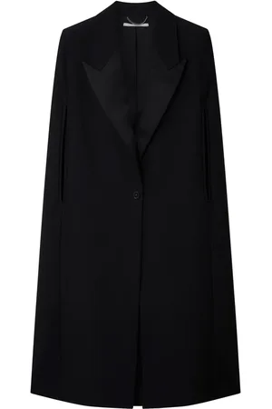 Stella McCartney Peak-lapels wool cape