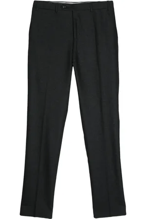 CANALI Pressed-crease tailored trousers
