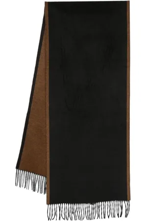 Ermenegildo Zegna Two-tone fringed-edge scarf