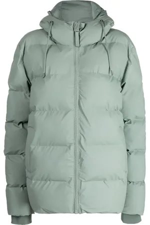 Rains Alta quilted rubberised jacket