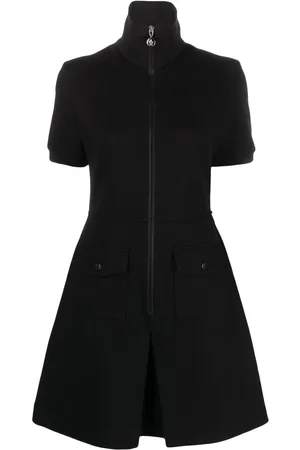 Moncler Zipped short-sleeved minidress