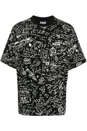 MARCELO BURLON Doodle print T-shirt