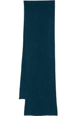 N.PEAL Ribbed-knit cashmere scarf