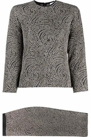 Gianfranco Ferré 1990s knitted top and skirt set
