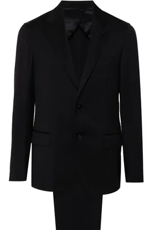 LARDINI Brooch-detail suit
