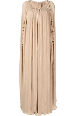 Baruni Sleeveless long dress-cape set