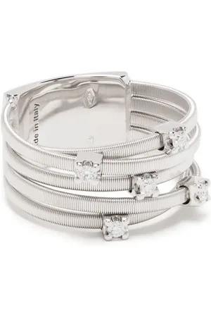 Marco Bicego 18kt white gold diamond multi-band ring