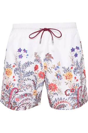 Etro Floral-print swim shorts