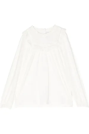 Tartine Et Chocolat Ruffle-detail cotton blouse