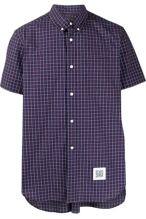 Fumito Ganryu Rear-pleat short-sleeve shirt