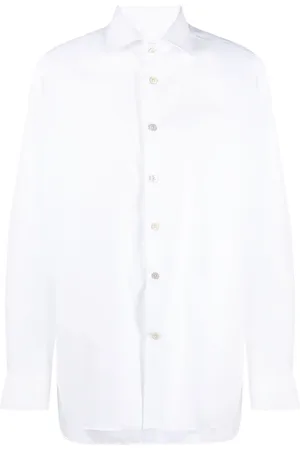 Kiton Pointed-collar cotton shirt