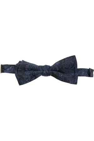 Etro Floral-jacquard silk bow tie