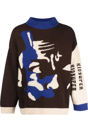 KIDSUPER STUDIOS Jazz Club intarsia-knit sweatshirt