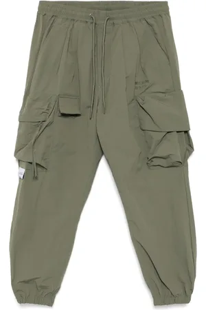 Musium Div. Logo-embroidered cargo trousers