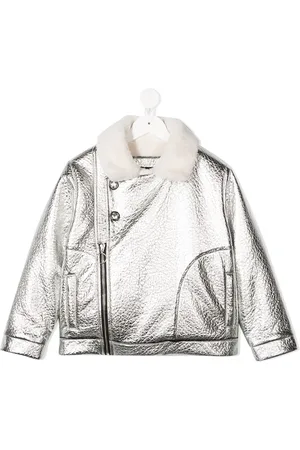 Le pandorine Metallic biker jacket