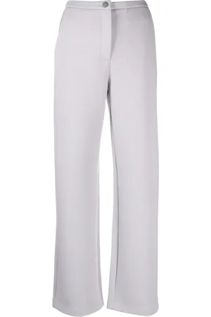 Emporio Armani Appliqué-logo jersey trousers