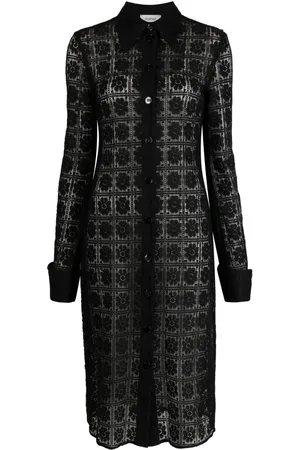 Sportmax Floral-lace midi dress