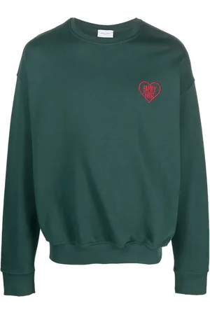 Family First Logo-embroidered cotton sweatshirt