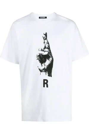 RAF SIMONS Hand sign-print T-shirt