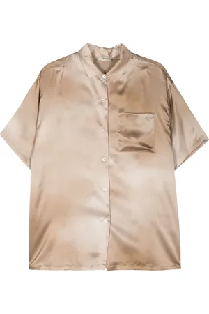 HERNO Short-sleeve satin shirt