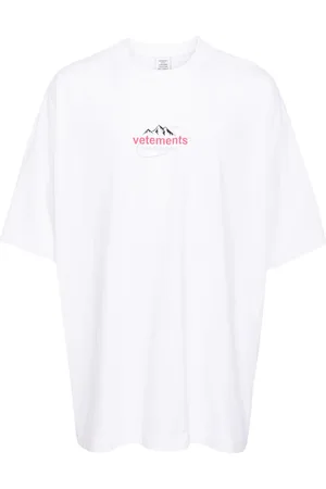 Vetements Logo-print cotton T-shirt