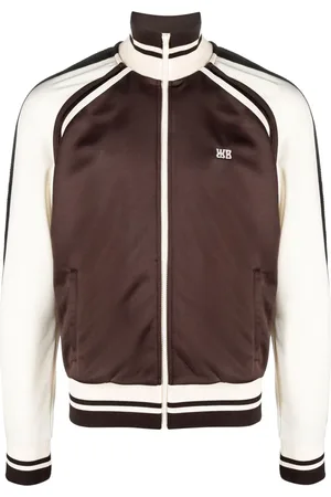 WALES BONNER Zip-fastening long-sleeve sweatshirt