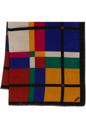 Missoni 1990s patterned-intarsia scarf