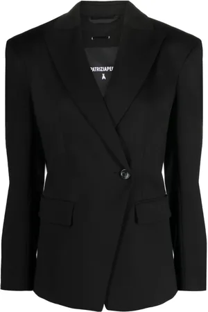 Patrizia Pepe Peak-lapels double-breasted blazer