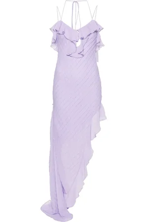 De La Vali Magdalena ruffled gown