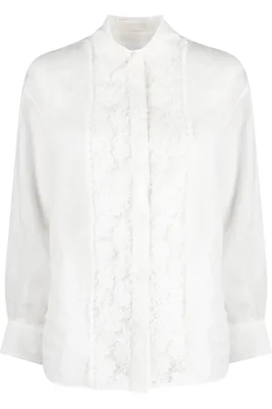ZIMMERMANN Raie lace-panel shirt
