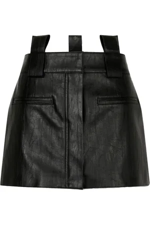 Studio Tomboy Leather layered skirt