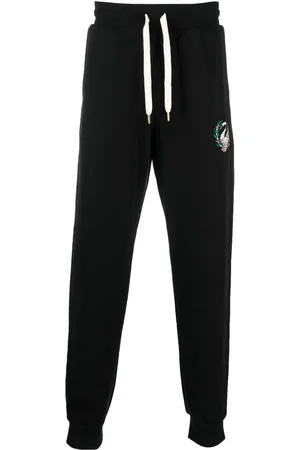 Casablanca Logo-embroidered organic cotton track pants