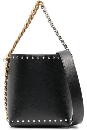 Stella McCartney Frayme studded bucket bag