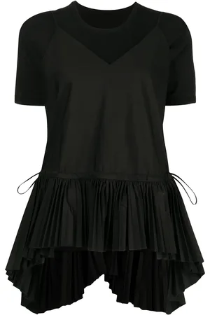 JUUN.J Pleated-hem T-shirt