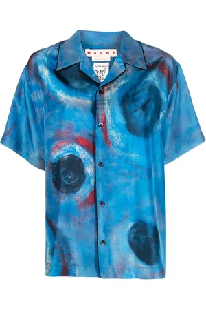 Marni Abstract-print silk shirt