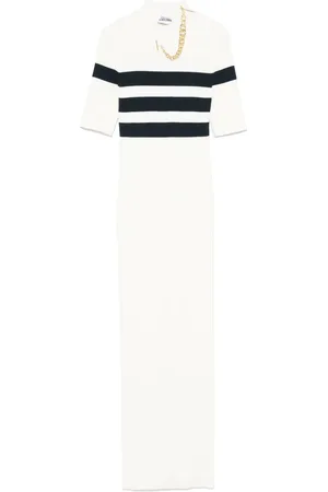 Jean Paul Gaultier Fine-ribbed maxi dress