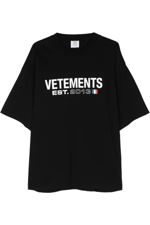 Vetements Logo-print cotton T-shirt