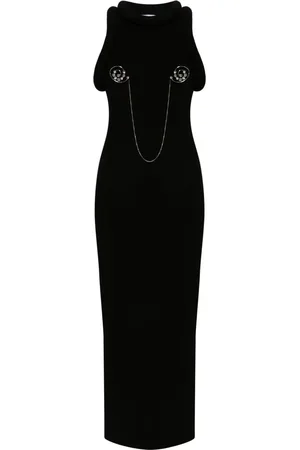 Jean Paul Gaultier 3D-knit maxi dress