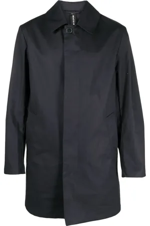 MACKINTOSH Single-breasted cotton raincoat