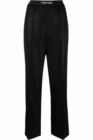 Tom Ford Logo-waistband straight trousers