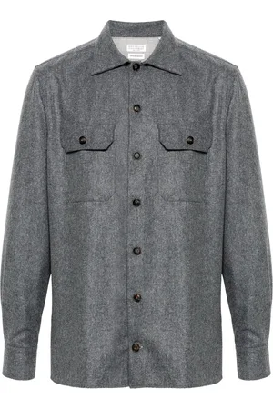 Brunello Cucinelli Mélange-effect shirt