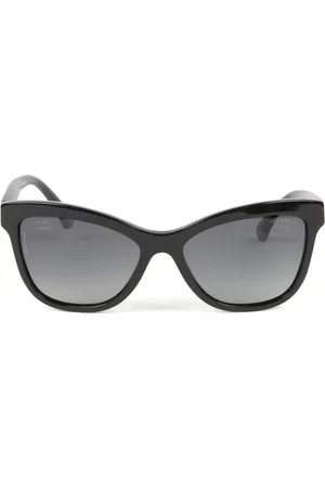 CHANEL 2000s CC diamond-quilted sunglasses