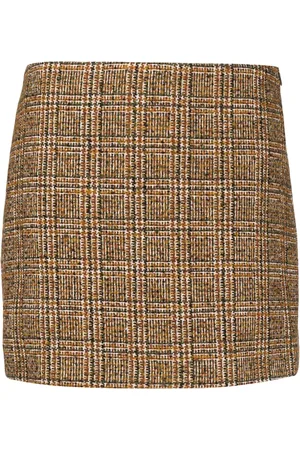 Rodebjer Seine checkered miniskirt