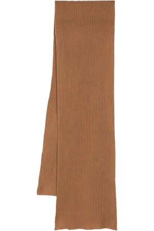 N.PEAL Ribbed-knit cashmere scarf
