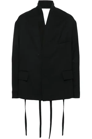 Mordecai Stripe-embellished robe coat