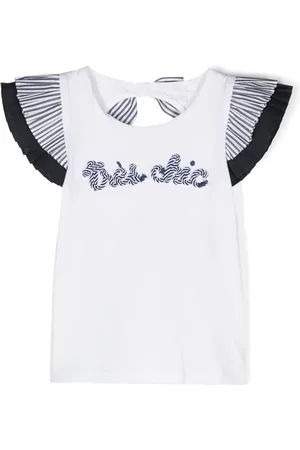 PATACHOU Slogan-embroidered T-shirt